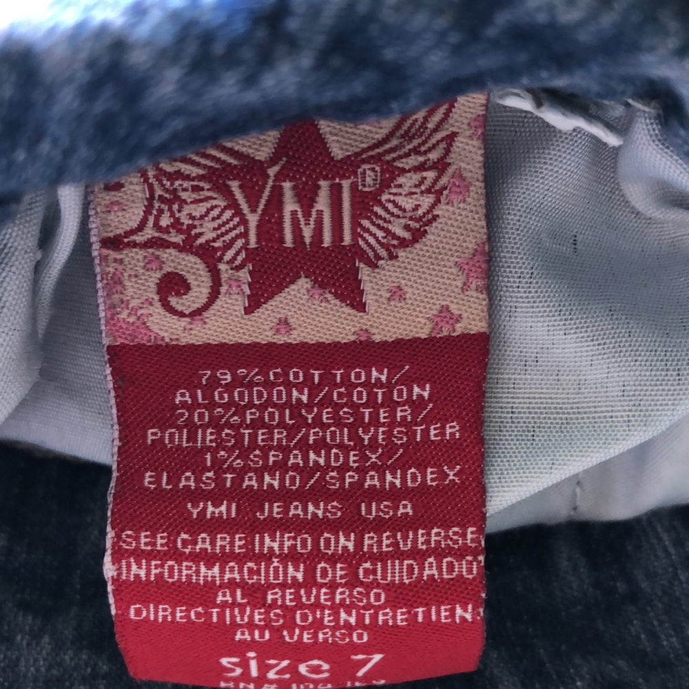 YMI Girls Denim Bermuda Shorts - Picture 5 of 7